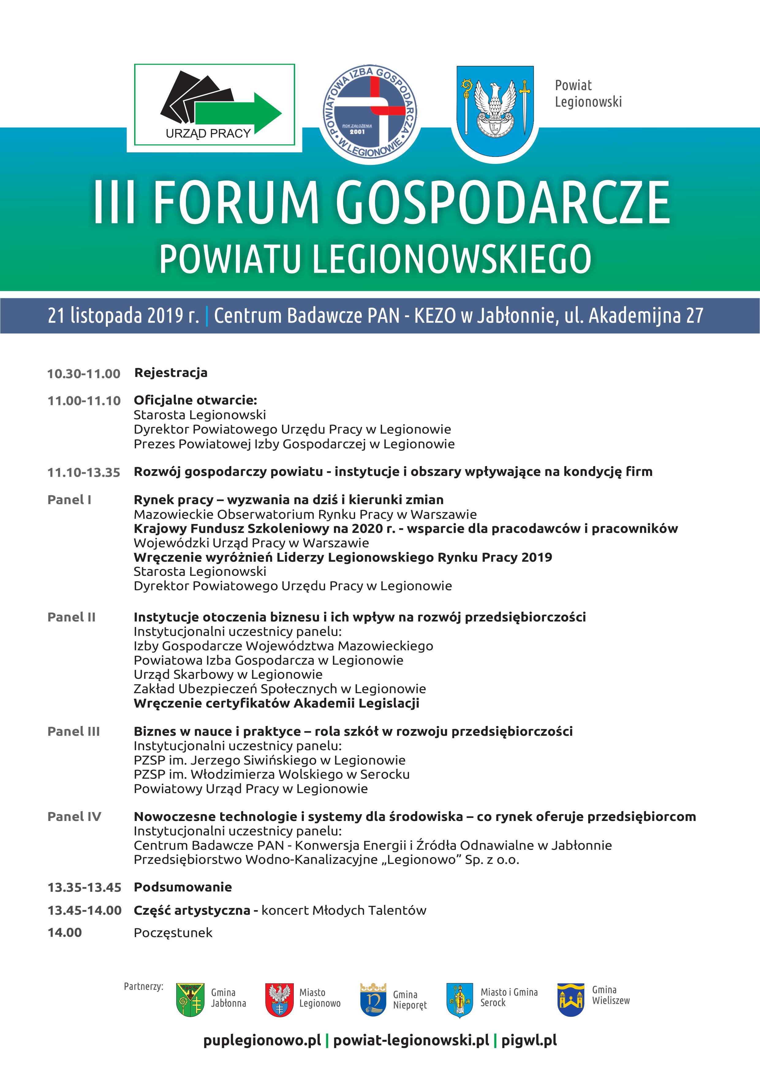 Program III Forum Gospodarcze
