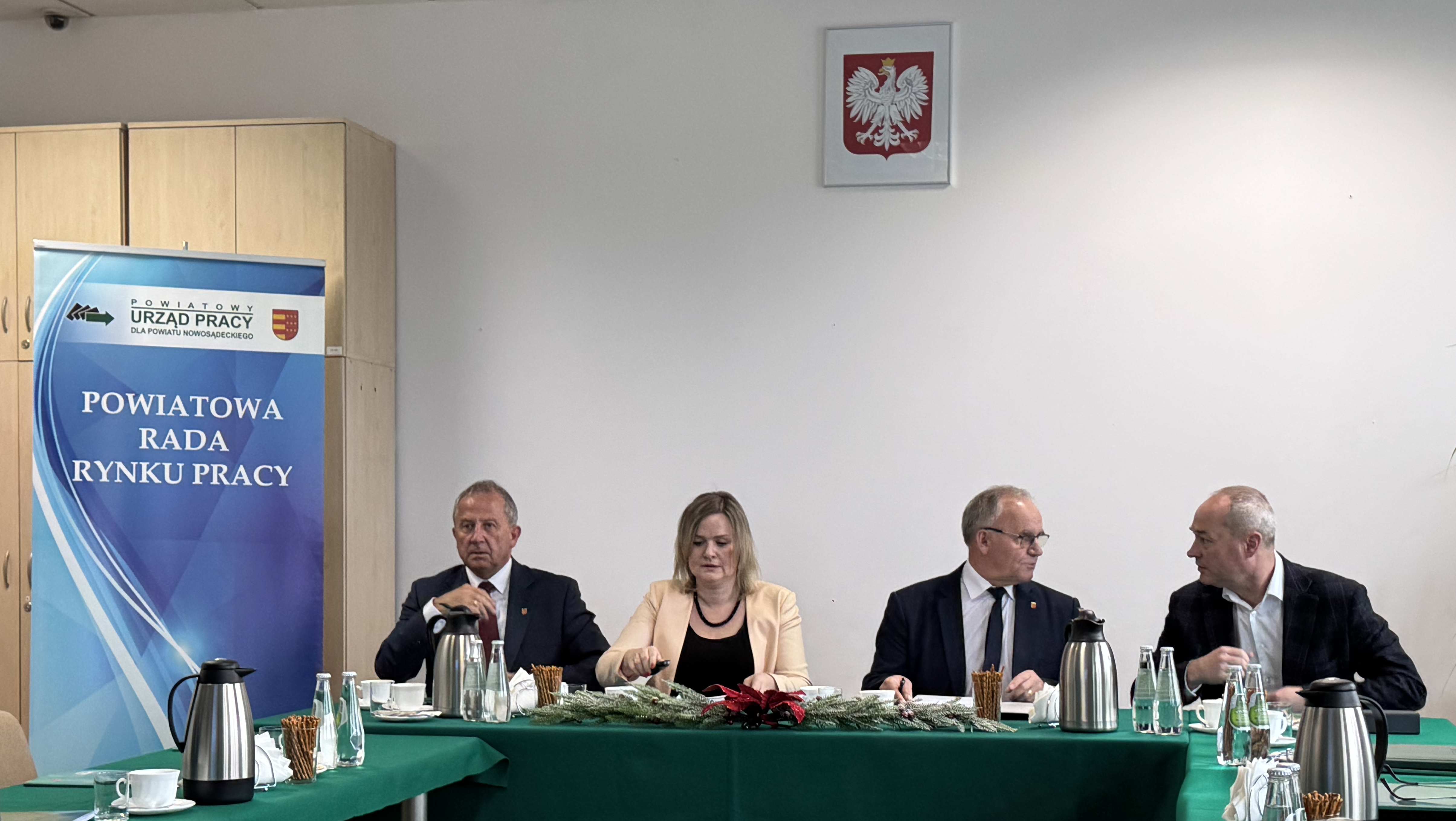 Zdjęcie ze spotkania Powiatowej Rady Rynku Pracy